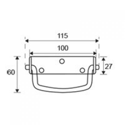 ASA ABATIBLE LISA TRM12 100x27mm ZN