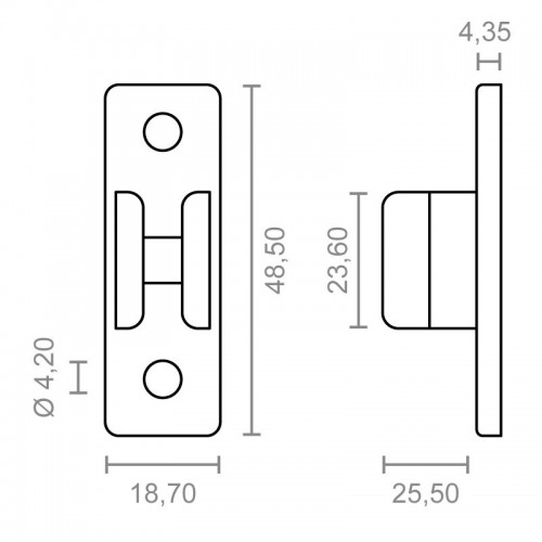 PINZA SUJECION MANIVELA TOLDO TLD07 NE