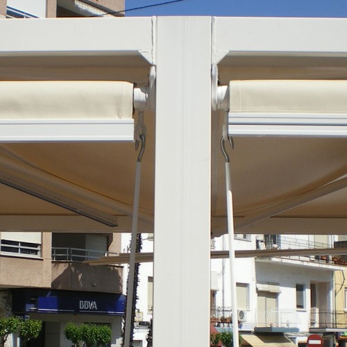 JGO SOPORTE EJE TOLDO PARED TLD09 BL