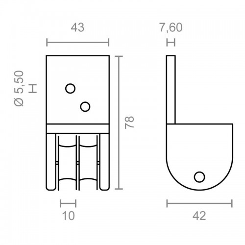 POLEA FRONTAL PERGOLA TLD19 NE