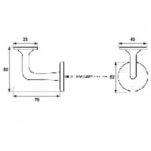 SOPORTE PASAMANOS DOWELL PMN02 NS