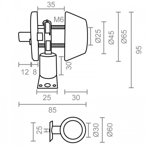 BL CERROJO LLAVE-CONDENA CRR04 60/70mm LP