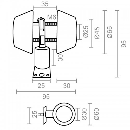 BL CERROJO LLAVE-LLAVE CRR05 60/70mm LP