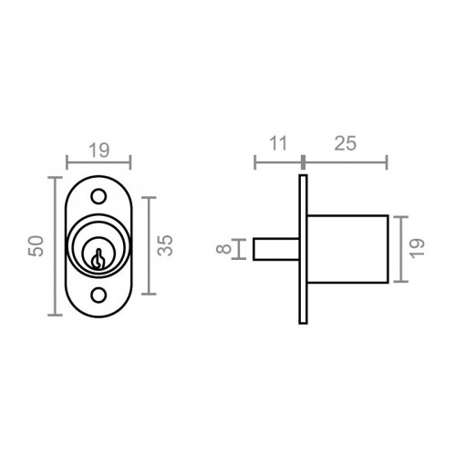 CERRADURA PULSAR CM03 26-35mm BL (LL/I)