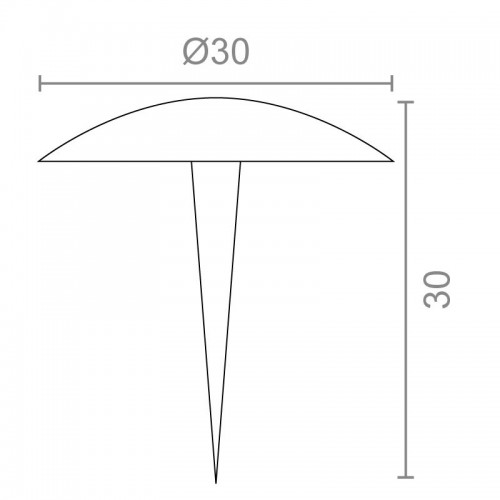 CLAVO GOLF CL02 30x30mm NE