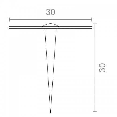 CLAVO 8 PICOS CL04 30x30mm NE