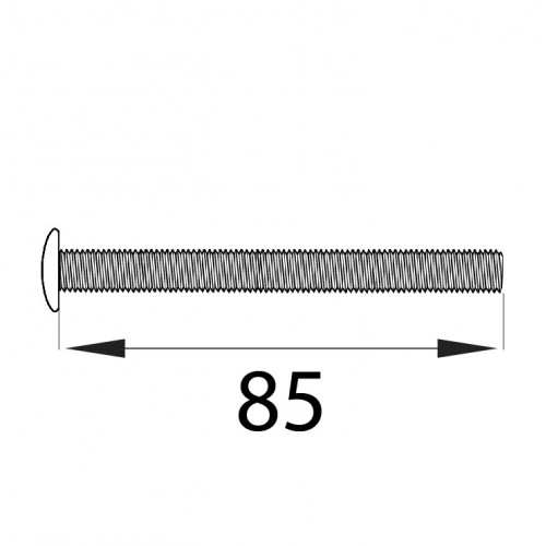 TORNILLO CILINDRO TRN16 M5x85mm NI