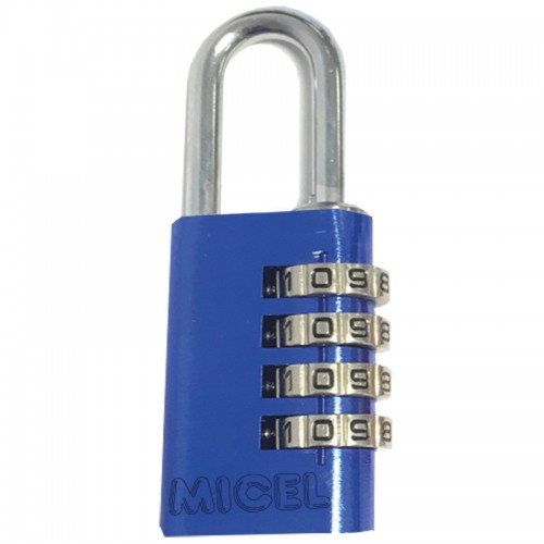 BL CANDADO COMBINACION CN08 40mm AZUL
