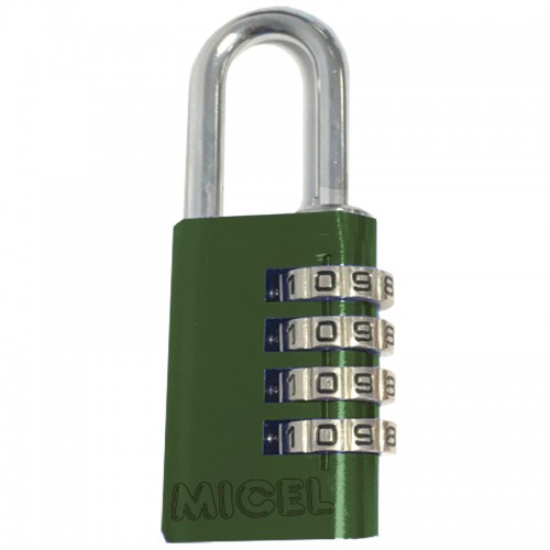 BL CANDADO COMBINACION CN08 40mm VERDE