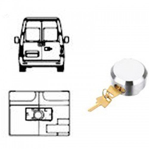 KIT 2 CANDADOS FURGONETA CN07 73mm CB (LL/I)