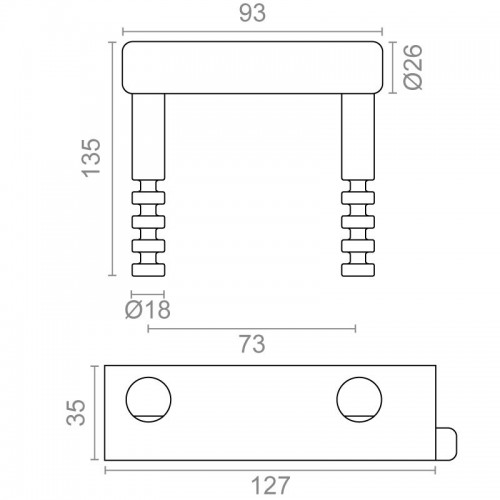 CANDADO BALLESTA CN12 LL/TUBULAR IN (LL/I)