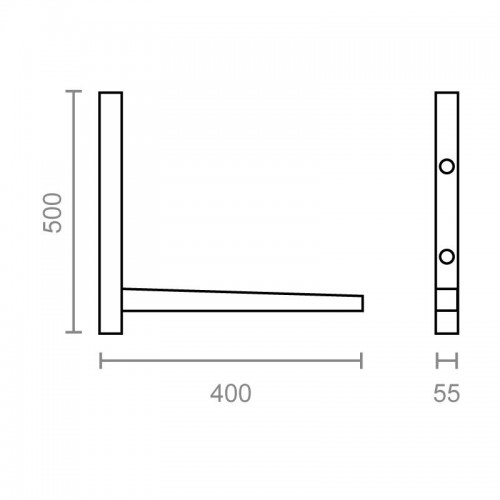 JGO SOPORTE AIRE AC01 500x400mm BE