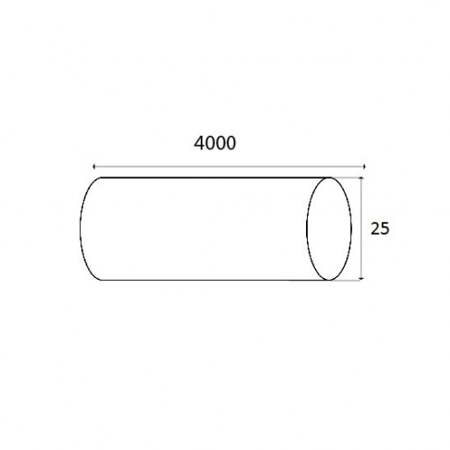 TUBO ARMARIO TA01 25x4mts CB