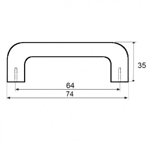 TIRADOR CARRUSEL TRM07 64mm IN