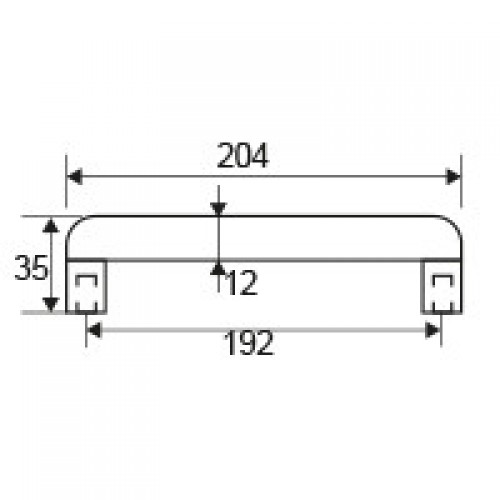 TIRADOR TRM18 192mm IN