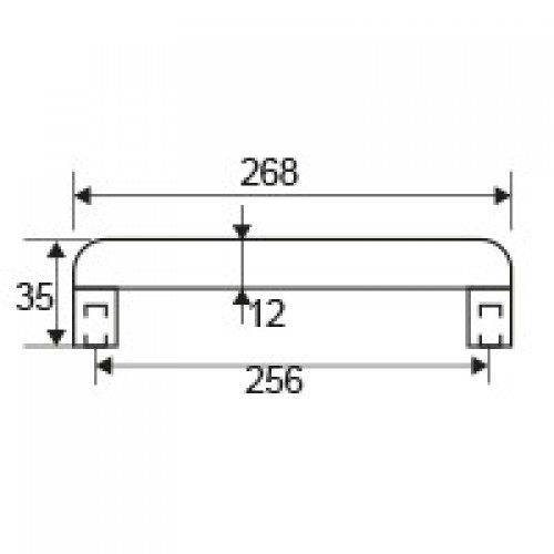 TIRADOR TRM18 256mm IN