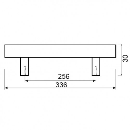 TIRADOR VARILLA TRM09 256mm IN