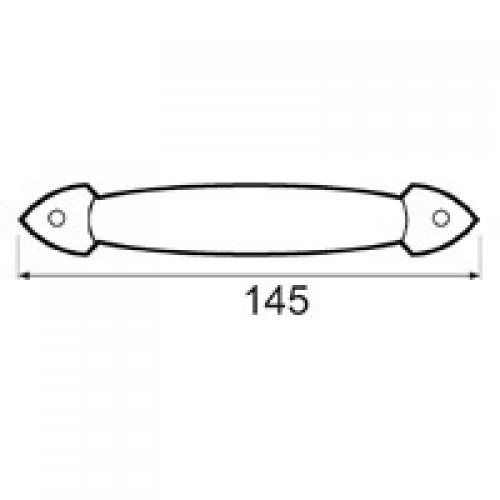 TIRADOR HIERRO TRM14 145mm ZN
