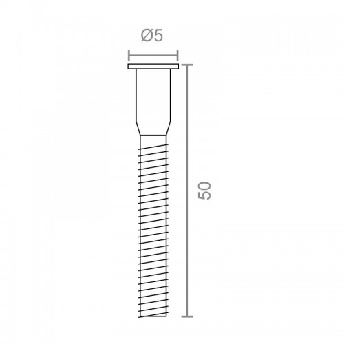 TORNILLO ENSAMBLE TNE01 5x50mm ZN