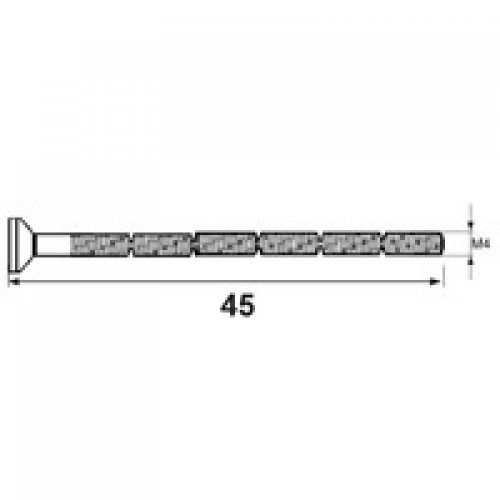 TORNILLO MULTICORTE TRN07 M4x45mm ZN