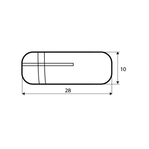 TACO GRAFILADO TC01 M8x28x10mm LT