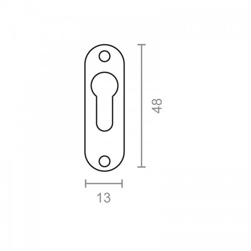 COLGADOR MUEBLE EMBUTIR CG10 ZN