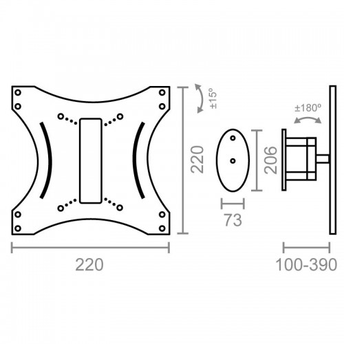 SOPORTE TV LCD STV03 17