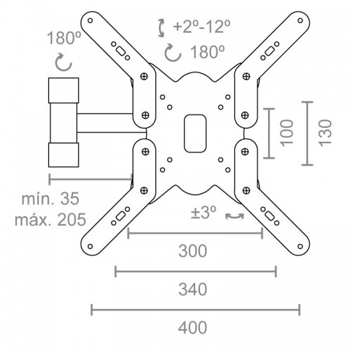 SOPORTE TV LCD STV04 17