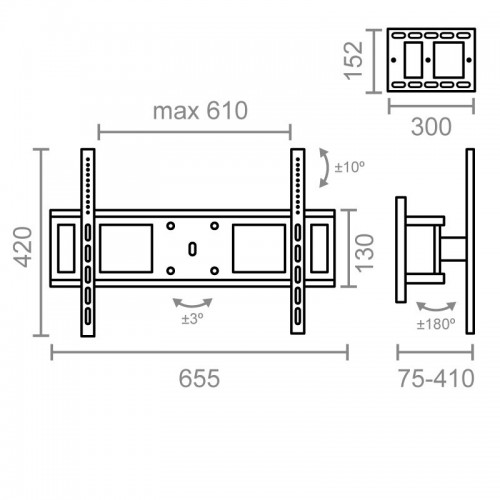 SOPORTE TV LCD STV07 30