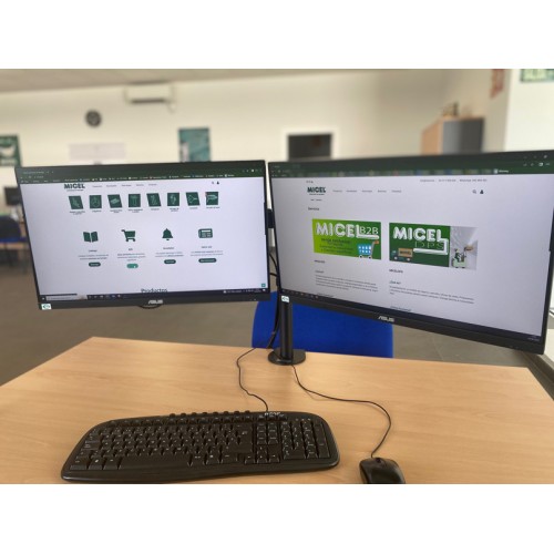 SOPORTE MONITOR DOBLE STV13 17