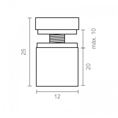 SEPARADOR CRISTAL SC08 12x25mm IN