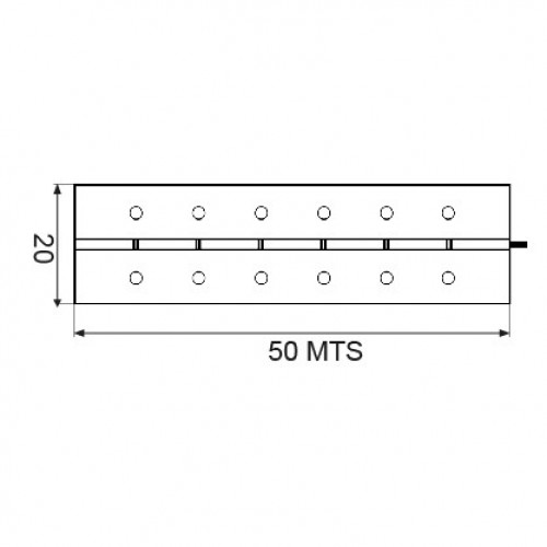 BISAGRA PIANO BS32 20mm x 50mts NI