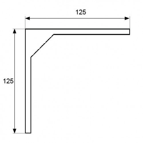 PALOMILLA SUPER PLM03 125x125mm BL