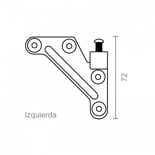 COLGADOR ESCUADRA IZQUIERDA CG03 ZN