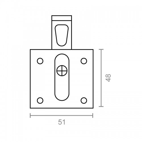 COLGADOR ESCUADRA REGULABLE CG06 ZN