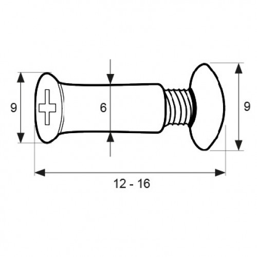 TORNILLO PASANTE CABINA CB23 IN