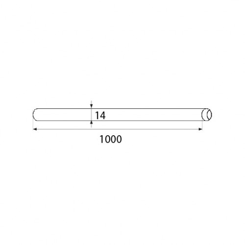 VARILLA MADERA LISA ENS07 14x1mt