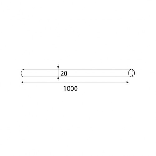 VARILLA MADERA LISA ENS07 20x1mt