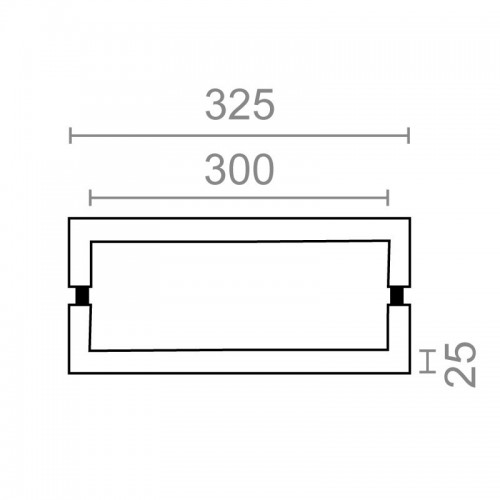 JGO MANILLON RECTO MN02 300x25mm IN