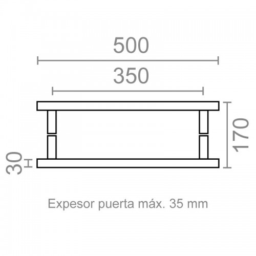 JGO MANILLON RECTO MN03 350x30mm IN