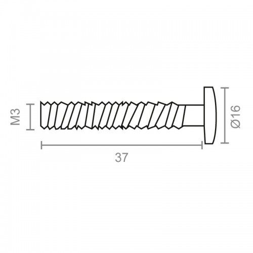 TORNILLO SILLA TRN10 3/16x35mm NI