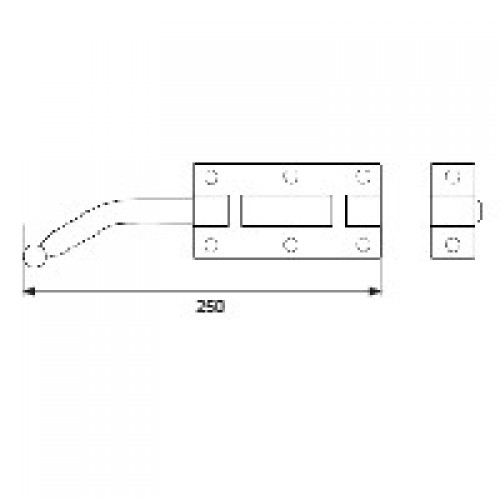 PASADOR SEGURIDAD PS06 250mm BC