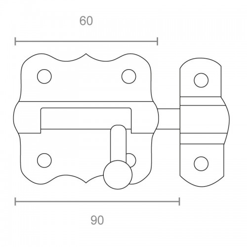 PASADOR HIERRO PS01 60mm LTD