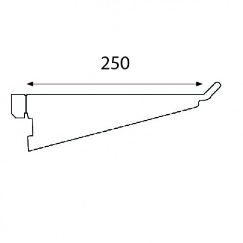 BL PALOMILLA ALUMINIO PLM08 250mm PL*