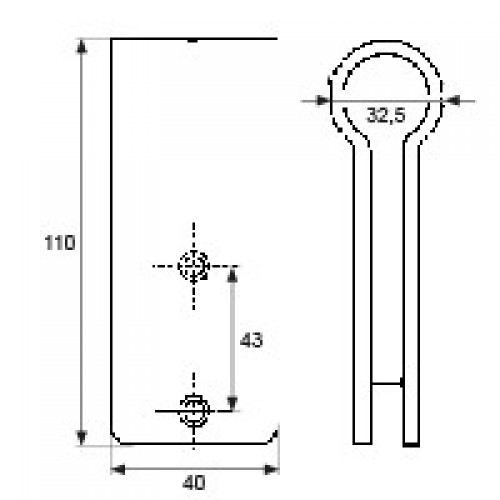 PINZA UNION TUBO PANEL CB07 IN