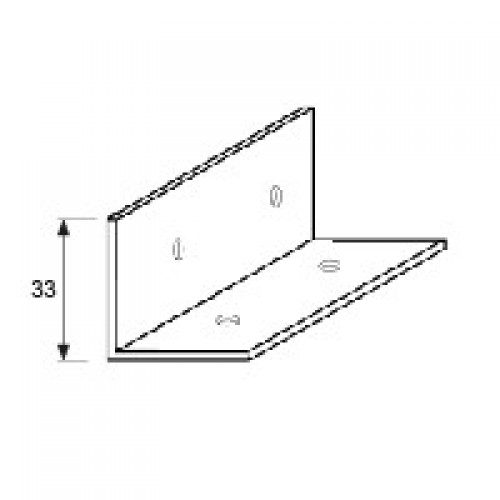 PERFIL L EXTERIOR CB14 33x1800mm IN