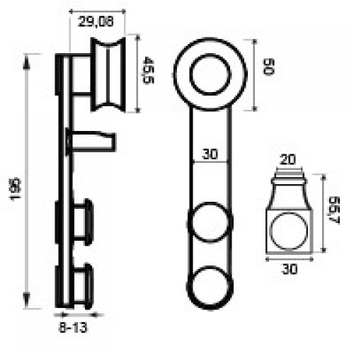 KIT CABINA CORREDERA CB21 IN