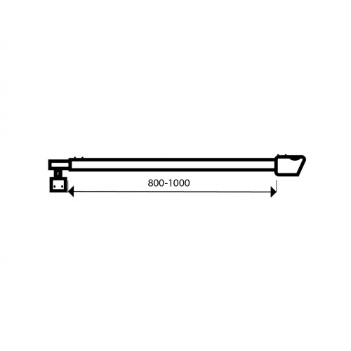 TUBO MAMPARA EXTENSIBLE BSC10 800-1000mm IN