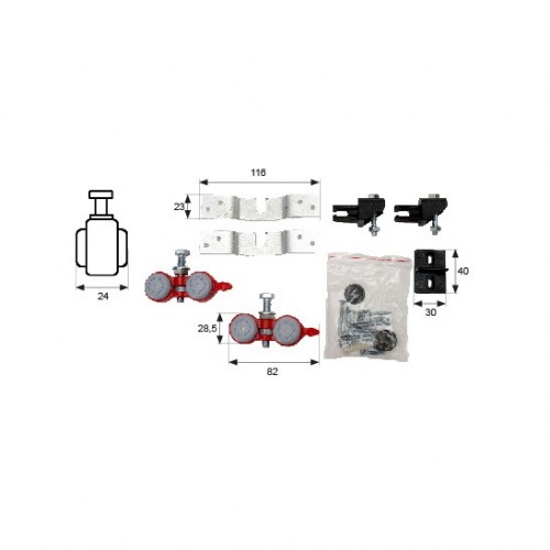 JGO ACCESORIOS P/MADERA PCR08 80kgs