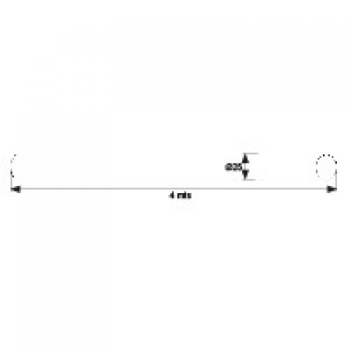 TUBO CORREDERA PCR06 25x4mts IN